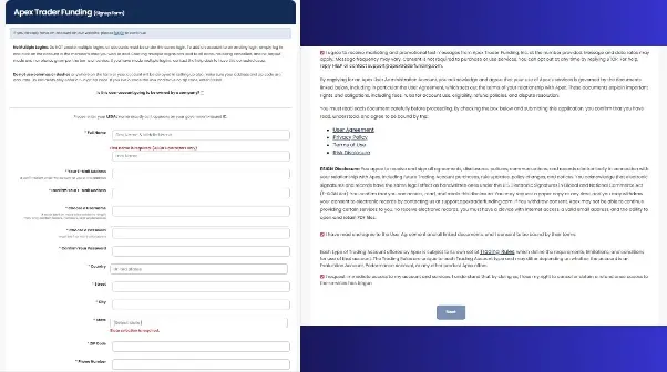 Fill in your legal information